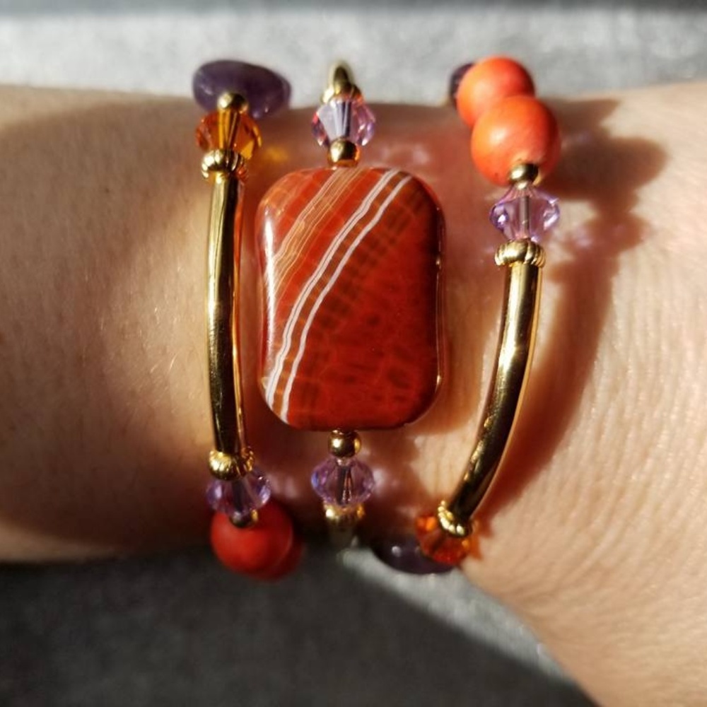 Handcrafted Bracelet - Setting Sun - Picture 2 of 3